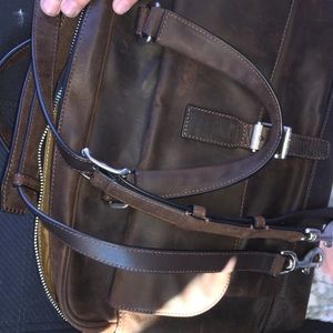 Frye leather laptop bag brand new